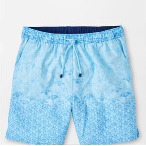 Peter Millar Stingray Swim Trunk Beta Blue Size XL